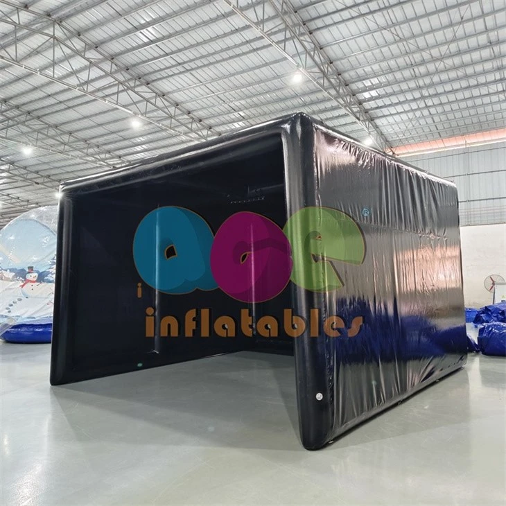 inflatable screen cage golf simulator-2