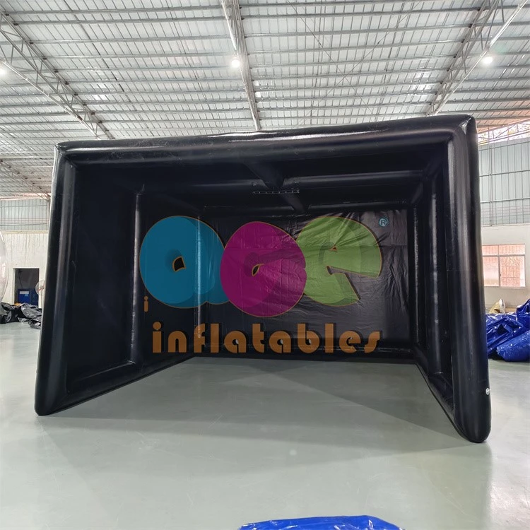 inflatable screen cage golf simulator-1 inflatable screen cage golf simulator-1